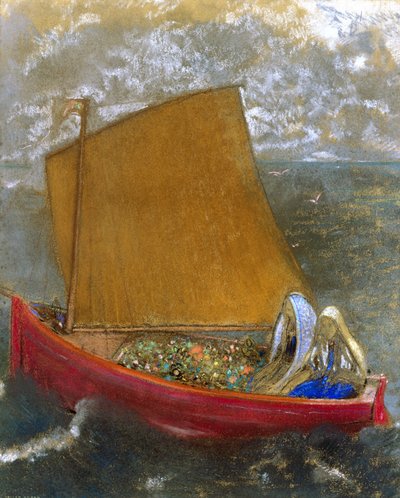 La vela amarilla de Odilon Redon